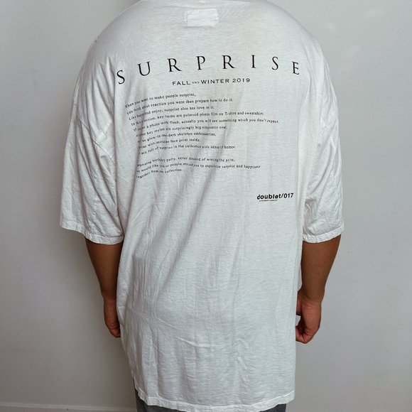 Mens Doublet Capsule Toy Compressed T-Shirt | O/S | RARE - Picture 2 of 3